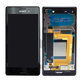 Wyświetlacz do Sony Xperia M4 Aqua Dual E2333, Ekran dotykowy z ramką, 124TUL0015A, 124TUL0011A, Czarny, Black, Genuine Service Pack
