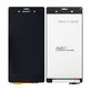 Wyświetlacz do Sony Xperia Z3 D6603, Ekran dotykowy bez ramki, Czarny, Black, TFT