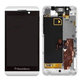 Wyświetlacz 3G do Blackberry Z10, Ekran dotykowy z ramką, Biały, White, TFT