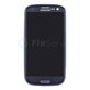 Wyświetlacz OLED do Samsung S3 i9300, Ekran dotykowy z ramką, Pebble Blue