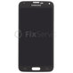 Wyświetlacz z ekranem dotykowym do Samsung S5 Mini G800F, GH97-16147A, Charcoal Black, Genuine Service Pack