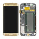 Wyświetlacz do Samsung S6 Edge G925F, Ekran dotykowy z ramką, GH97-17162C, GH97-17317C, GH97-17334C, Gold Platinum, Genuine Service Pack