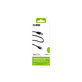 Kabel USB-C / USB (1.5m), czarny, black, SBS