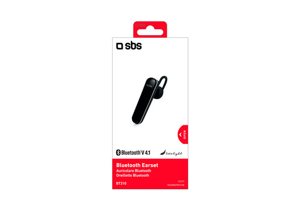 Zestaw głośnomówiący bezprzewodowy, Czarny, Black, SBS, BT310