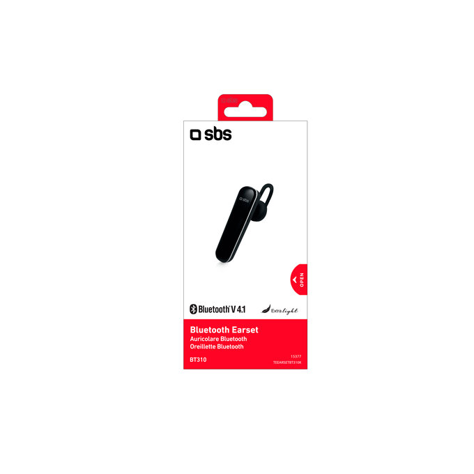 Zestaw głośnomówiący bezprzewodowy, Czarny, Black, SBS, BT310