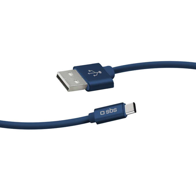 Kabel USB-C / USB (1m), Biały, White, SBS