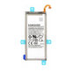 Bateria do Samsung A6 A600 (2018), J6 J600F (2018), EB-BJ800ABE 3000mAh, GH82-16479A, GH82-16865A, Genuine Service Pack