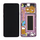 Wyświetlacz do Samsung S9 G960F, Ekran dotykowy z ramką, GH97-21696B, GH97-21697B, Lilac Purple, Genuine Service Pack