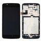 Wyświetlacz do Motorola Moto G5 XT1676, Ekran dotykowy z ramką, Czarny, Black, TFT