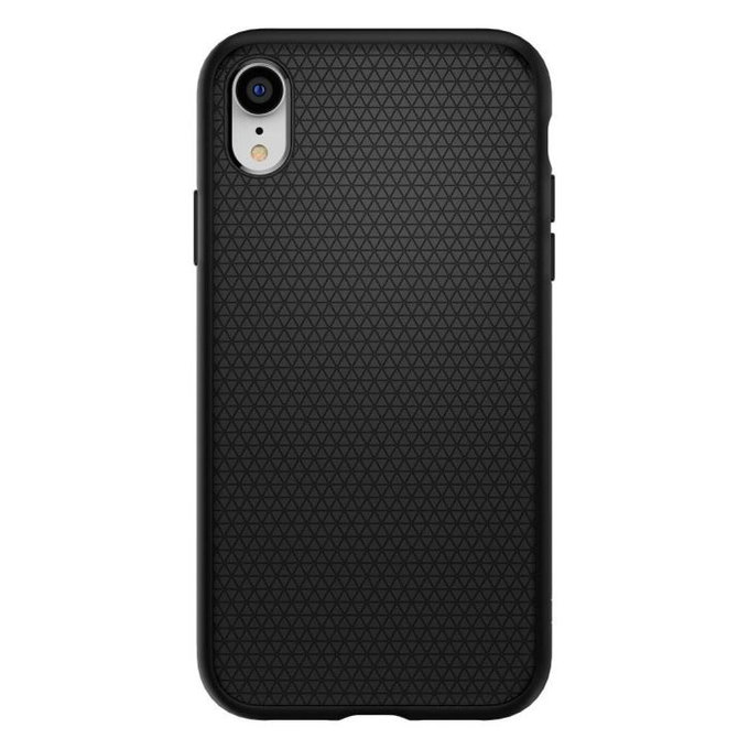 Etui do iPhone XR, Liquid Air, Czarny, Black, Spigen