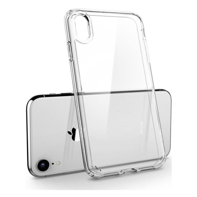 Etui do iPhone XR, Ultra Hybrid, Przezroczysty, Transparent, Spigen