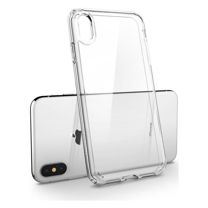Etui do iPhone X, XS, Ultra Hybrid, Przezroczysty, Transparent, Spigen