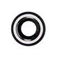 Szklo obiektywu tylnej kamery z ramka do iPhone XR, Czarny, Black
