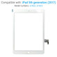 Ekran dotykowy z przyciskiem Home dla iPad (5th Gen 2017), Silver