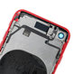Tylna obudowa z malymi czesciami do iPhone 8, Czerwony, Red
