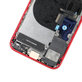 Tylna obudowa z malymi czesciami do iPhone 8, Czerwony, Red