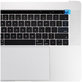 Górna ramka klawiatury z klawiaturą US, mikrofonem, trackpadem i głośnikami do MacBook Pro 15" A1707 (Late 2016 - Mid 2017), Srebrny, Silver
