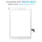 Ekran dotykowy z przyciskiem Home dla iPad Air, iPad (5th Gen 2017), White