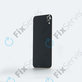 Tylne szklo pokrywy z obiektywem aparatu do iPhone XR, Czarny, Black