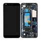 Wyświetlacz do LG Q6 M700N, Ekran dotykowy z ramką, Czarny, Black, TFT