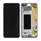 Wyświetlacz do Samsung S10 G973F, Ekran dotykowy z ramką, GH82-18850A, GH82-18835A, GH82-18860A, Prism Black, Genuine Service Pack
