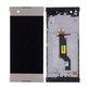Wyświetlacz do Sony Xperia XA1 G3121, Ekran dotykowy z ramką, Złoty, Gold, TFT