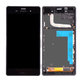 Wyświetlacz do Sony Xperia Z5 E6653, Ekran dotykowy z ramką, Czarny, Black, TFT