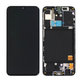 Wyświetlacz do Samsung A40 A405F, Ekran dotykowy z ramką, GH82-19672A, GH82-19674A, Czarny, Black, Genuine Service Pack