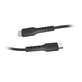 Kabel Lightning / USB-C (1m), czarny, black, SBS