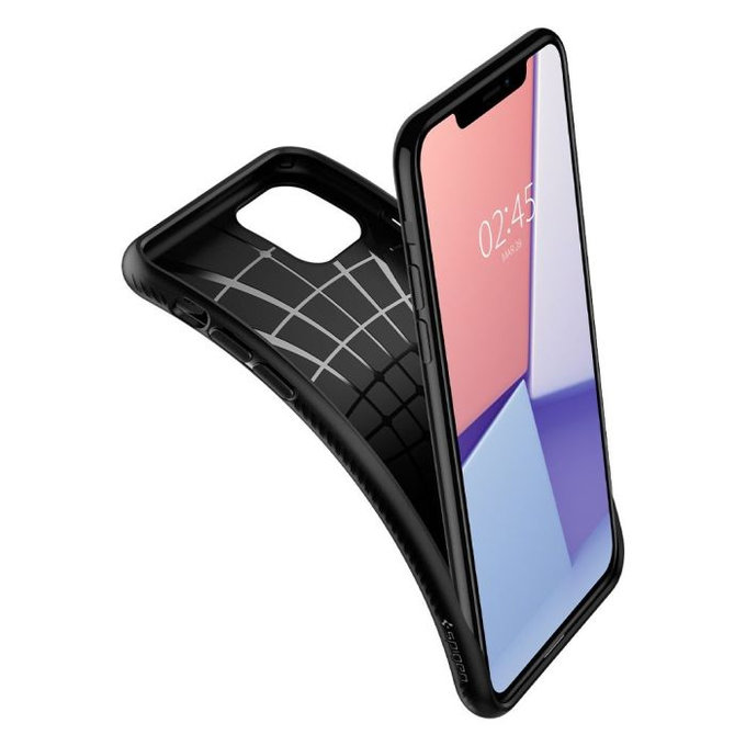 Etui do iPhone 11 Pro, Liquid Air, Czarny, Black, Spigen