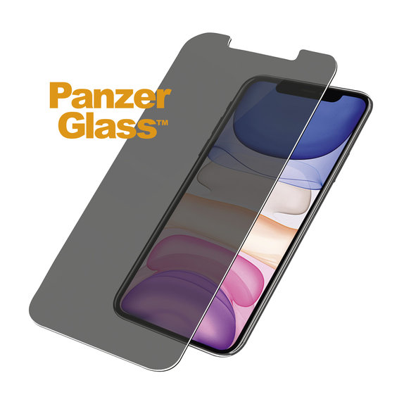 Szklo hartowane do iPhone XR, 11, Privacy Standard Fit, Przezroczysty, Transparent, PanzerGlass