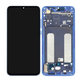 Wyświetlacz do Xiaomi Mi 9 Lite, Ekran dotykowy z ramką, 561010033033, 5600040F3B00, Aurora Blue, Genuine Service Pack