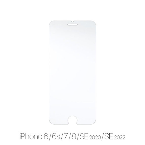 Szkło hartowane do iPhone 6, iPhone 6s, iPhone 7, iPhone 8, SE 2020, SE 2022
