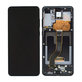 Wyświetlacz do Samsung S20 Plus G985F, Ekran dotykowy z ramką, GH82-22134A, GH82-22145A, GH82-31441A, Cosmic Black, Genuine Service Pack
