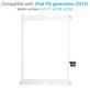 Ekran dotykowy dla iPad (7th Gen 2019, 8th Gen 2020), White