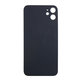 Tylne szklo pokrywy do iPhone 11, Czarny, Black