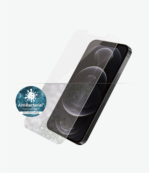 Szklo hartowane do iPhone 12, 12 Pro, Standard Fit AB, Przezroczysty, Transparent, PanzerGlass