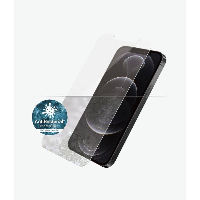 Szklo hartowane do iPhone 12, 12 Pro, Standard Fit AB, Przezroczysty, Transparent, PanzerGlass