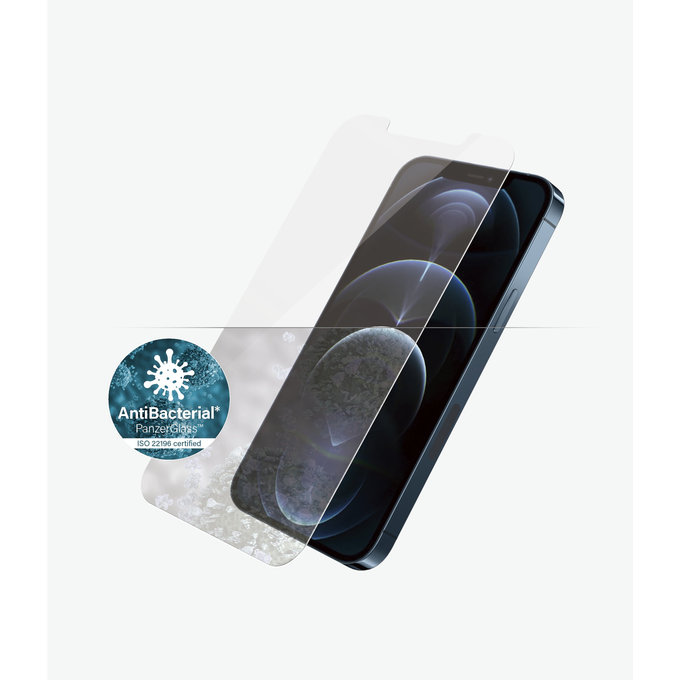 Szklo hartowane do iPhone 12 Pro Max, Standard Fit AB, Przezroczysty, Transparent, PanzerGlass