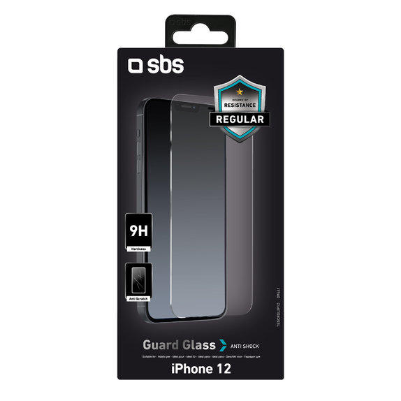 Szklo hartowane do iPhone 12 mini, Przezroczysty, Transparent, SBS