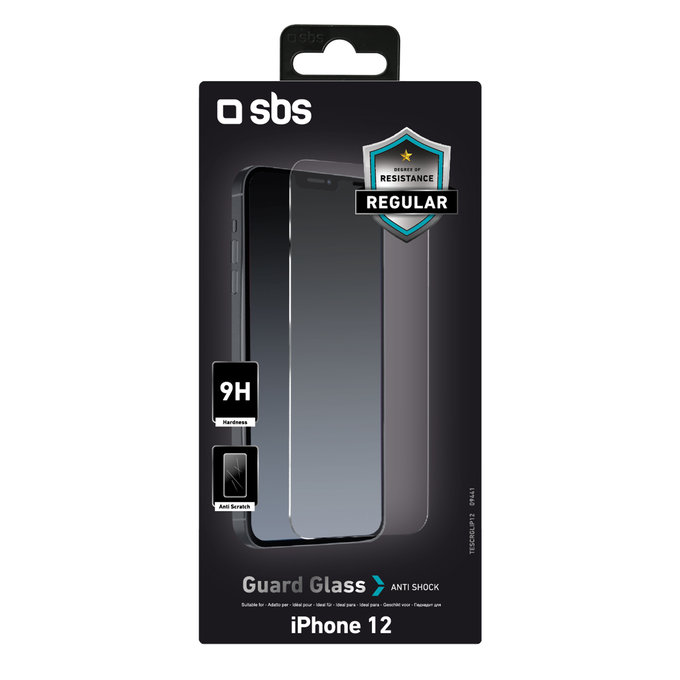 Szklo hartowane do iPhone 12 mini, Przezroczysty, Transparent, SBS