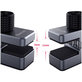 Aluminiowy zacisk z gumowym wypełnieniem, Zakres 11mm, 4szt., QianLi iClamp