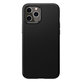 Etui do iPhone 12, 12 Pro, Liquid Air, Czarny, Black, Spigen
