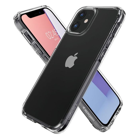 Etui do iPhone 12 mini, Ultra Hybrid, Przezroczysty, Transparent, Spigen