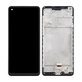 Wyświetlacz do Samsung A21s A217F, Ekran dotykowy z ramką, Czarny, Black, TFT