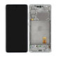 Wyświetlacz do Samsung S20 FE 5G G781B, Ekran dotykowy z ramką, GH82-24214B, GH82-24215B, GH82-24215B, GH82-31320B, Cloud White, Genuine Service Pack