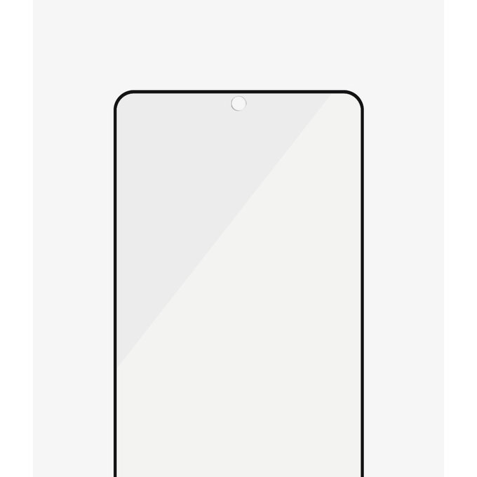Szklo hartowane do Samsung S21+, Fingerprint komp., Full Cover, Czarny, Black, PanzerGlass