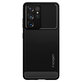 Etui do Samsung S21 Ultra, Rugged Armor, Czarny, Black, Spigen
