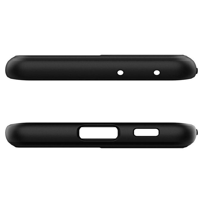 Etui do Samsung S21 Ultra, Rugged Armor, Czarny, Black, Spigen