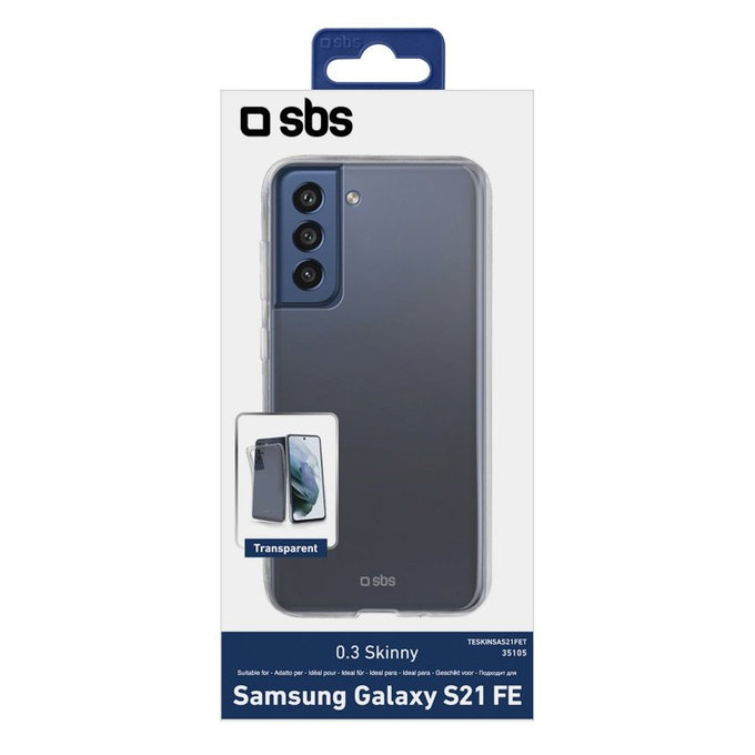 Etui do Samsung S21 FE, Skinny, Przezroczysty, Transparent, SBS